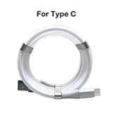 automatically retractable cable